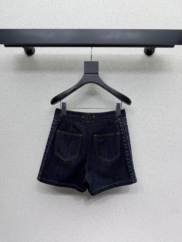 CC Shorts Blue in Cotton 386146