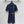 Loewe Minidress Belted Blue Denim in Cotton 386098