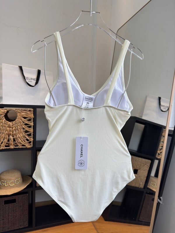 CC One Piece Swimsuit in Pearl White 289910