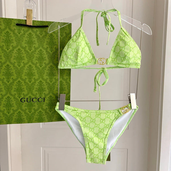 GG 26s Swimsuit Lime Green Polyamide 243571
