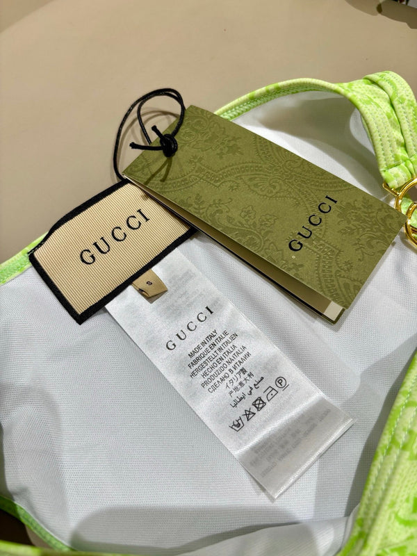 GG 26s Swimsuit Lime Green Polyamide 243571