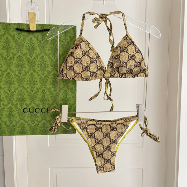 GG 26s Swimsuit Beige Ebony Polyamide 243568