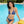 GG 26s Swimsuit Featuring Blue Gold Chain Link in Polyamide 241846