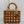 CD Lady Dior Bag 24cm Brown in Rattan 155500
