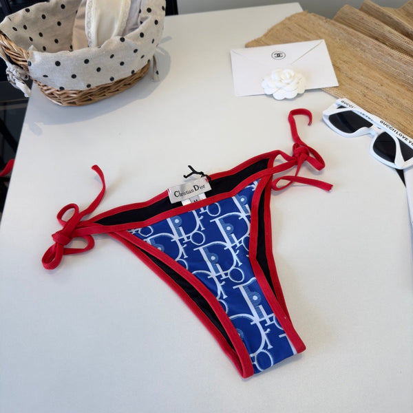 CD 26s Two-Piece Bikini Blue Red in Polyamide 243555