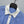CL 26 Blue and White Striped Shirt Dress in Cotton 386781