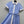 CL 26 Blue and White Striped Shirt Dress in Cotton 386781