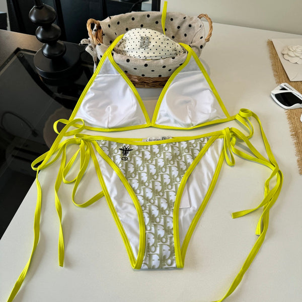 CD 26s Two-Piece Bikini Yellow in Polyamide 241815