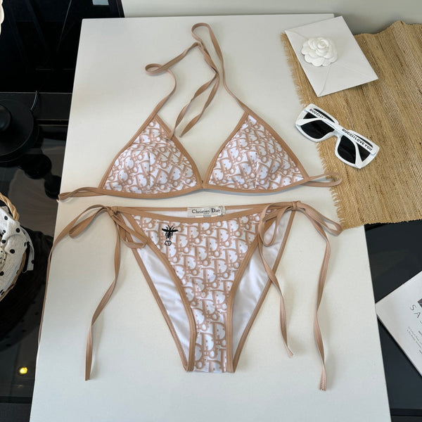 CD 26s Two-Piece Bikini Begie in Polyamide 241814