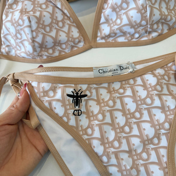 CD 26s Two-Piece Bikini Begie in Polyamide 241814