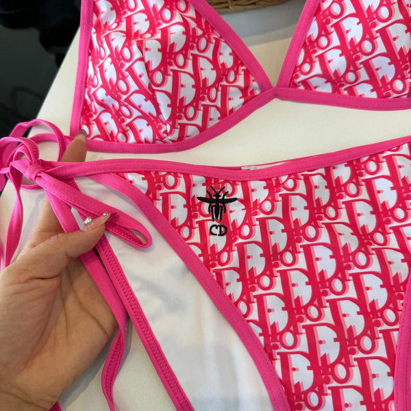 CD 26s Two-Piece Bikini Pink in Polyamide 241813