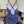 CD One-Piece Bikini White Blue in Polyamide 261390