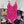 CD One-Piece Bikini White Pink in Polyamide 261389