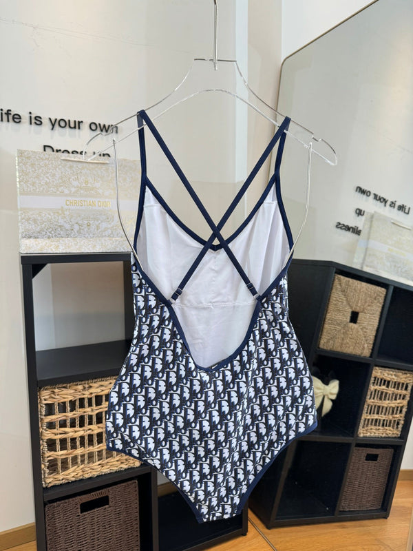 CD One-Piece Bikini Blue Navy in Polyamide 241829