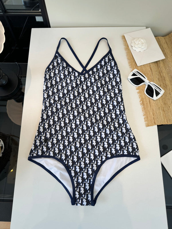 CD One-Piece Bikini Blue Navy in Polyamide 241829
