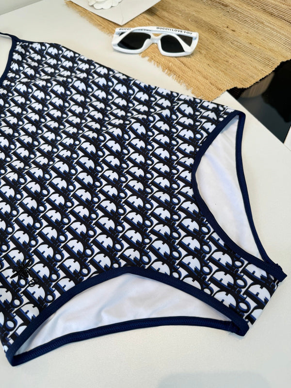 CD One-Piece Bikini Blue Navy in Polyamide 241829