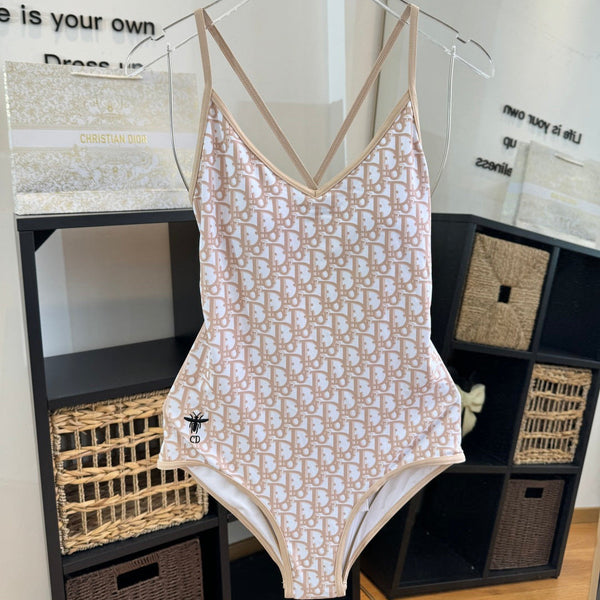 CD One-Piece Bikini Begie in Polyamide 241827