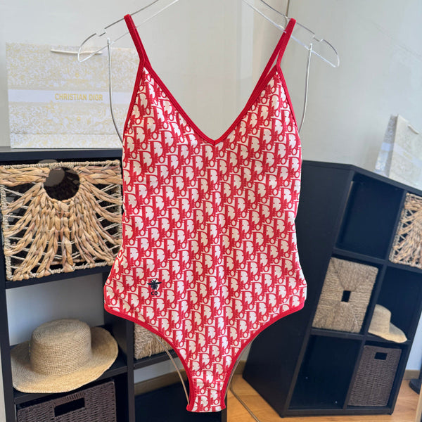 CD Swimsuit Red in Nylon 241781