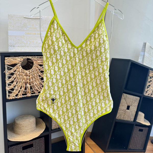 CD Swimsuit Green in Nylon 241780