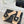 CC 26 Buckle Square Toe Slippers Biege in Horse hair 803184