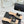 CC 26 Buckle Square Toe Slippers Biege in Horse hair 803184