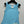 CC Round Neck Vest Blue in Cotton 387732
