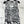 CC Black and White Ink Floral Print Sleeveless Vest in Acetate 387325