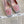CC 26 Color-Blocked Open-Back High Heels 75mm Pink in Deerskin 808136