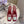 CC 26 Color-Blocked Open-Back High Heels 75mm Red in Deerskin 808134