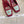 CC 26 Color-Blocked Open-Back High Heels 75mm Red in Deerskin 808134