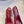 CC 26 Color-Blocked Open-Back High Heels 75mm Red in Deerskin 808134