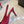 CC 26 Color-Blocked Open-Back High Heels 75mm Red in Deerskin 808134