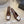 CC 26 Color-Blocked Open-Back High Heels 75mm Brown in Deerskin 808133