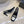 CC 26 Color-Blocked Open-Back High Heels 75mm Black in Deerskin 808132