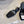 CC 26 Color-Blocked Open-Back High Heels 75mm Black in Deerskin 808132