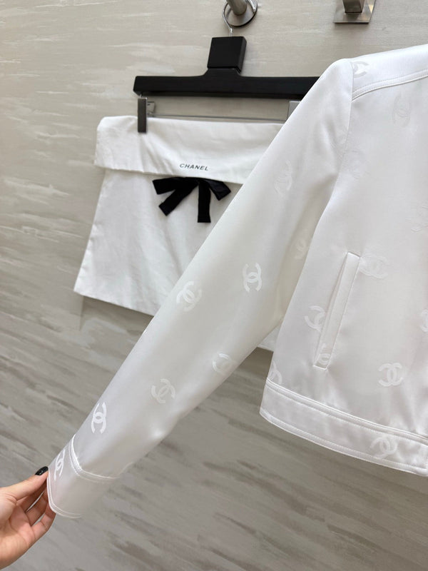 CC 26 Short Jacket White in Acetate 388860