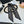 CC Twilly Mini Scarf Black Silk Twill 290520