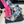 CC Twilly Mini Scarf Black Green Pink Silk 280927