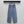 CC 26 Fringe-Edge Denim Pants Blue in Cotton 389540