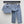 CC 26 Fringed Denim Shirt in Cotton 389537