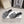 Loe 26 Openwork Woven Sandals White Black in Leather 813532