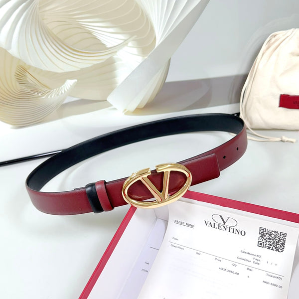 The Bold Edition Reversible Belt 30mm Burgundy Calfskin Gold Buckle