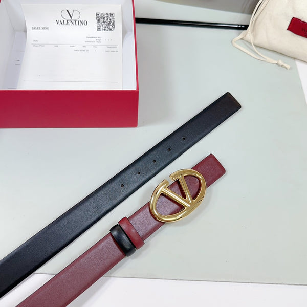 The Bold Edition Reversible Belt 30mm Burgundy Calfskin Gold Buckle