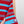 CC 2026 Red And Turquoise Striped Tencel Top 481971
