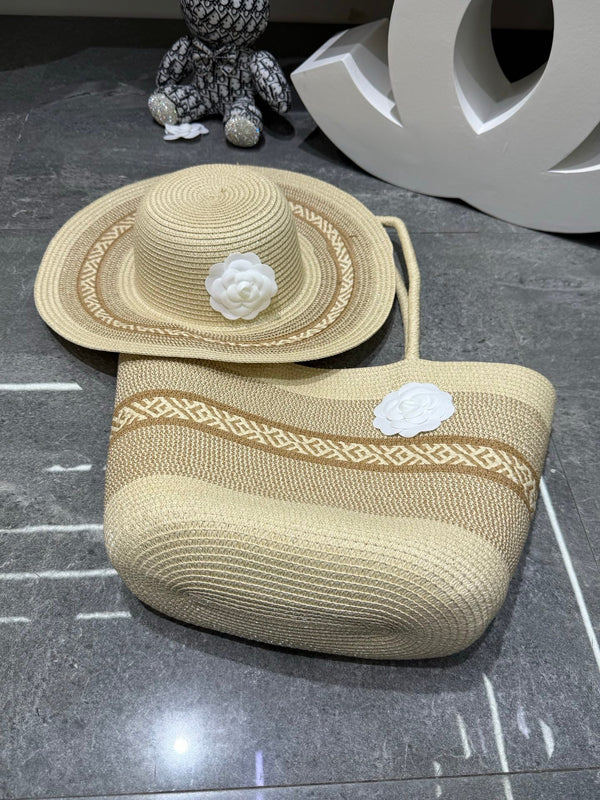 CC Tote Bag & Hat Set Plant Grass 209738