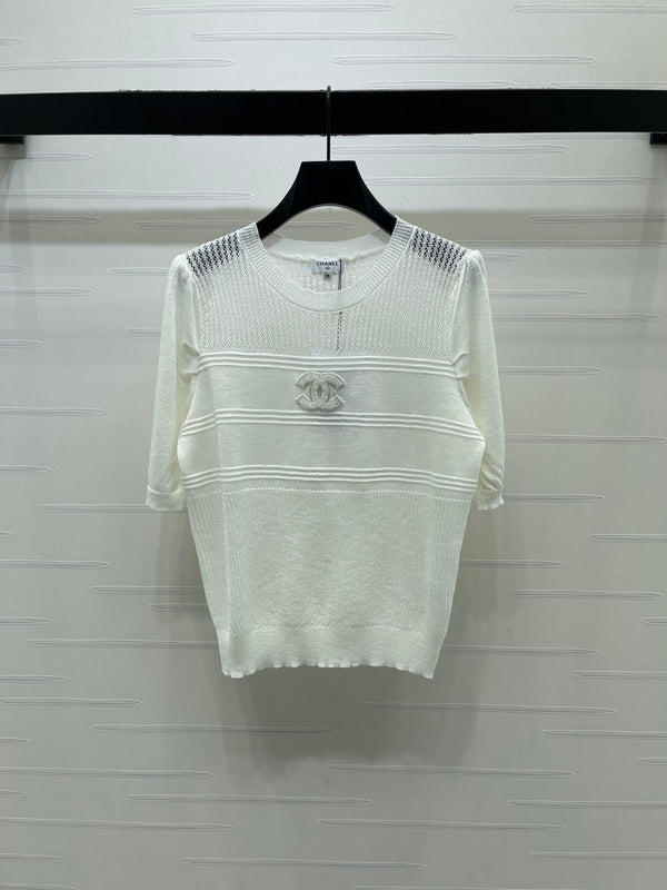 CC Logo Knit Top Acrylic 392578