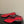 Alaia Thong Sandals Red 3cm Patent Leather 835288