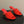 CC Quilted Heeled Sandal 8cm Red Suede 834698