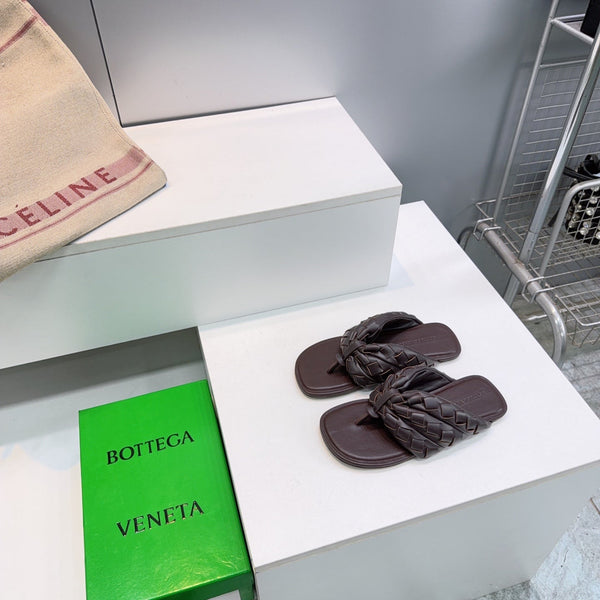 BV 26ss Thong Flip-Flops Brown Leather 842949