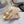 GR Pointed-Toe Mule Sandals 8.5cm Gold Metallic Cowhide & Mesh 854879